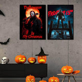 Apcufir 6 Pack Diamond Art Kits for Adults,Halloween Diamond Painting Kits for Beginner Round Full Drills,5D DIY Horror Character Diamond Dots for Holiday Gifts and Home Wall Decor 12X16 Inch Apcufir