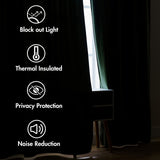 MIULEE Velvet Curtains 108 inches Long 2 Panels - Luxury Blackout Curtains for Bedroom Living Room Thermal Insulated Super Soft Window Drapes Rod Pocket & Back Tab, Olive Green MIULEE