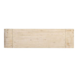 Quarte Retro Silhouette Console Table with Open Style and Two Top Drawers,Solid Wood Entryway Sofa Side Table for Hallway, Living Room,Entrance (Natural Wood Wash#1) - WoodArtSupply