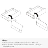 COPIAE 89” Futon Sofa Bed, Velvet Fabric Comfy Futon Couch Bed with 2 Square Pillows, Convertible Sleeper Sofa with Adjustable Backrest& Armrests, Modern Loveseat Sleeper for Living Room, Beige COPIAE