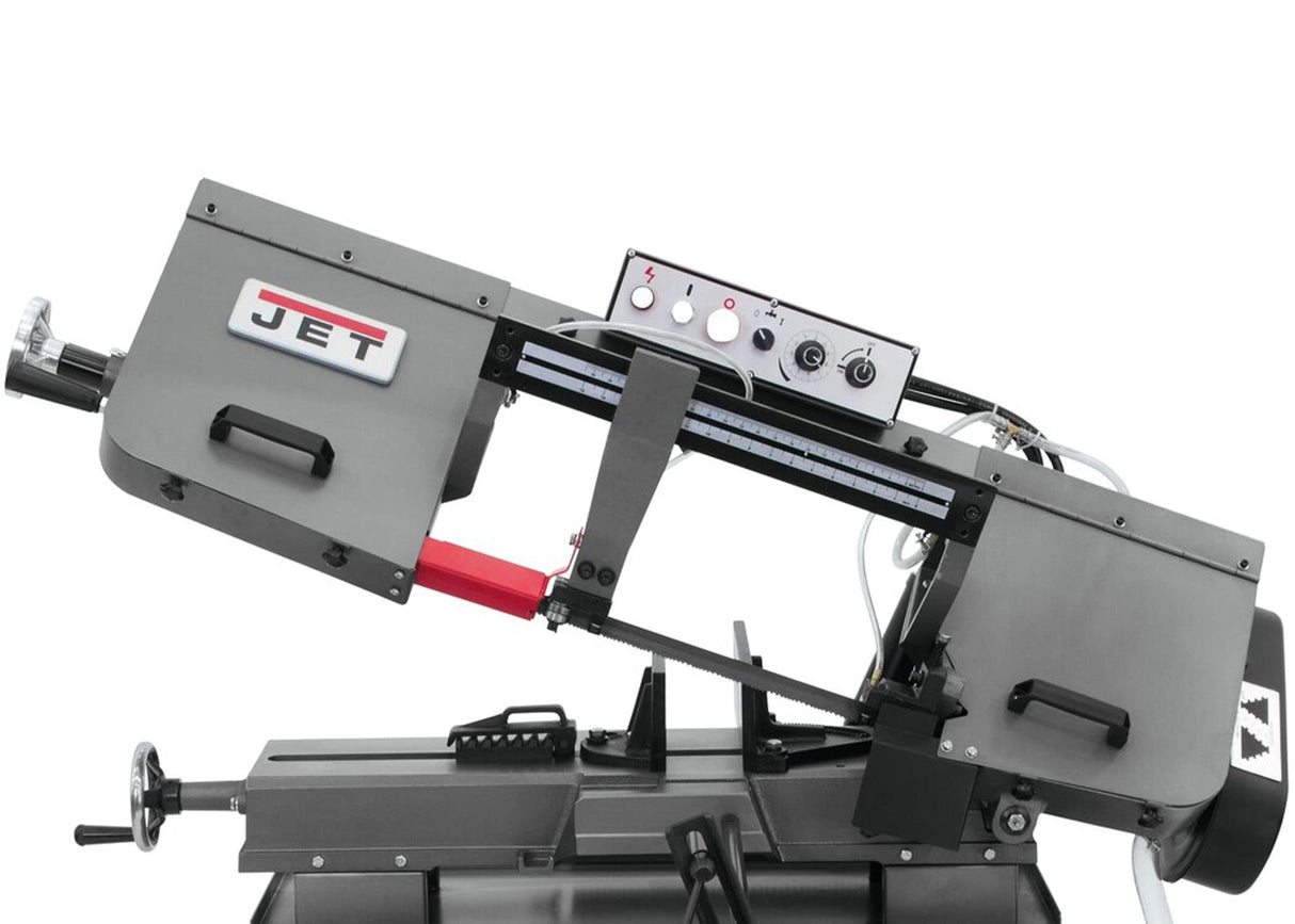 JET 9" x 16" Step-Pulley Horizontal Bandsaw, 1-1/2 HP, 1Ph 115/230V (HBS-916) Jet
