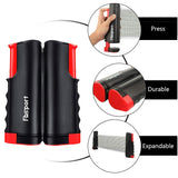 FBSPORT Ping Pong Paddle Set, Portable Table Tennis Set with Retractable Net, 2 Rackets, 6 Balls and Carry Bag for Children Adult Indoor/Outdoor Games FBSPORT