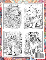 Dogs Coloring Book: Canine Companions for Animal Lovers WoodArtSupply