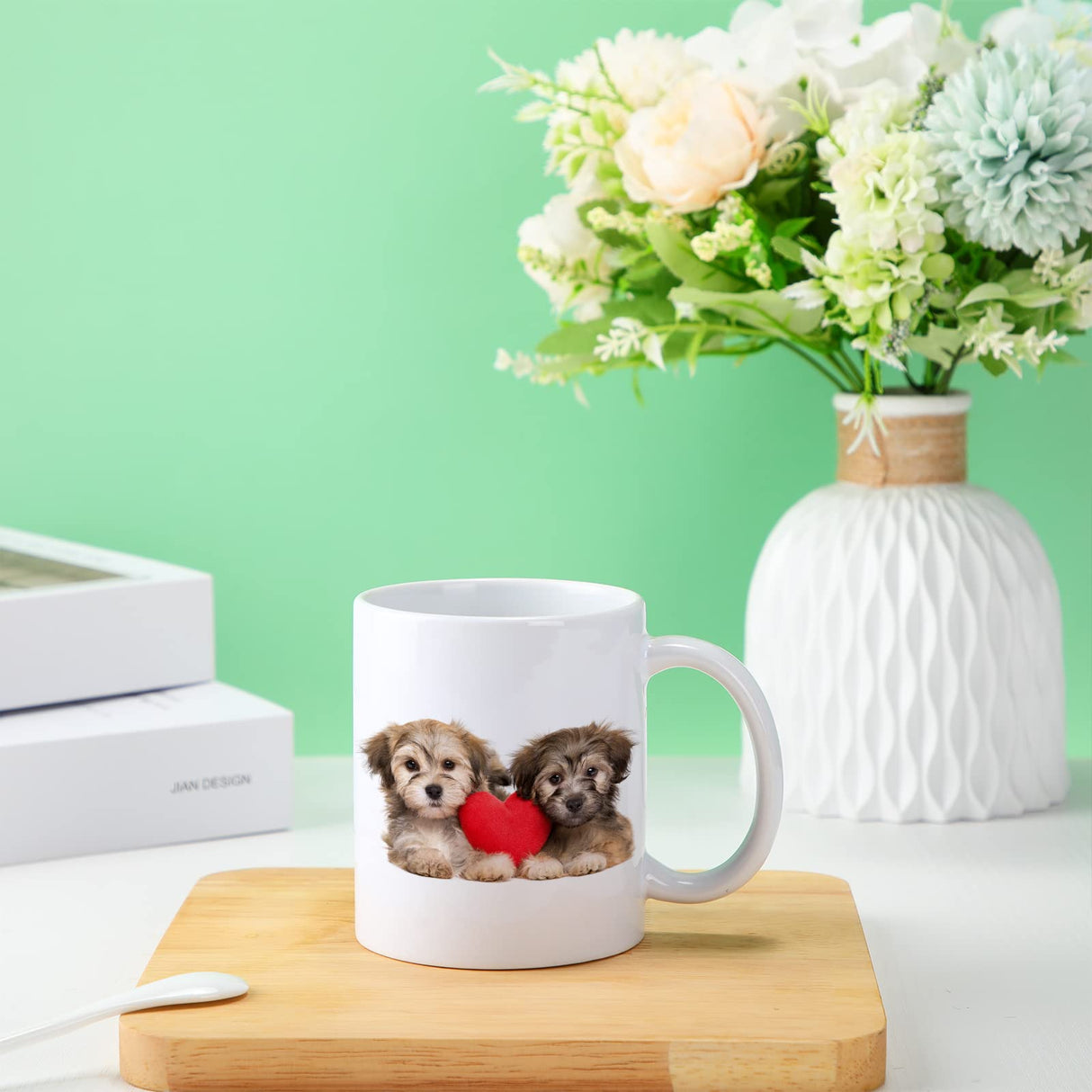 Irenare 30 Pack Sublimation Mugs Bulk, 11 oz Sublimation Coffee Mugs White Blank Ceramic Coated Cup for Art Gifts DIY Craft Irenare