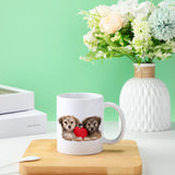 Irenare 30 Pack Sublimation Mugs Bulk, 11 oz Sublimation Coffee Mugs White Blank Ceramic Coated Cup for Art Gifts DIY Craft Irenare