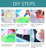 Diamond Painting Kits for Adults, Dog Diamond Art Kits, DIY 5D Dog Diamond Art Paint with Round Diamonds Full Dril Puppy Gem Art Painting Kit for Home Wall Decor (12x16inch) Axquilon