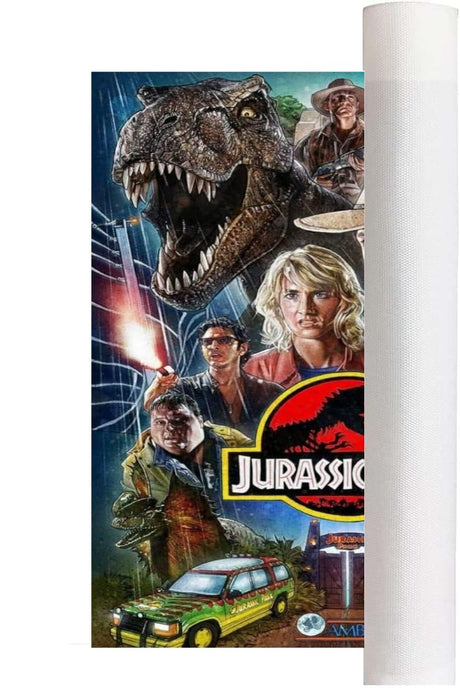 IREDLII 5D Dinosaur Themed Movie Diamond Art Numbers Painting Kit, Full Diamonds 16x20 inch Round Diamond Art Adult Crafts Cross Stitch Wall Decoration IREDLII