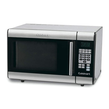 Cuisinart CMW-100 1-Cubic-Foot Stainless Steel Microwave Oven, Brushed Chrome Cuisinart
