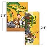 ArtCreativity 12 Pack Zoo Animal Mini Coloring Books for Kids with 12 Crayon Packs – Jungle Safari Party Favors, Wild One Birthday goodie bags stuffers, Classroom Prizes, Activity Set for Toddlers ArtCreativity