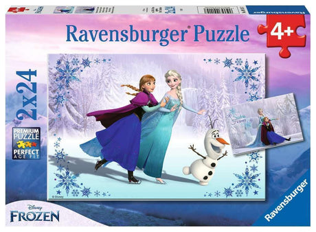 Ravensburger Disney Frozen Sisters Always Puzzle Set | 2 x 24 Piece Jigsaw Puzzles | Unique Pieces for Perfect Fit | Ideal Game for Kids and Family | FSC-Certified for Sustainability Disney