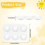 100PCS Paint Tray Palettes Plastic Paint Pallets for Kids or Students Watercolor Palette Painting Tray for Painting Party, DIY Craft and Art Painting LYHLYA