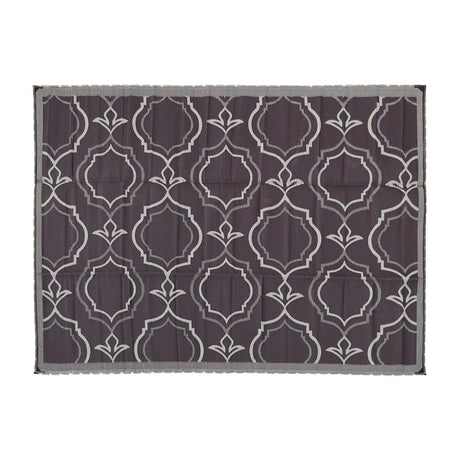 Venture Forward Reversible LED Illuminated RV Patio Mat - Magnolia Design | 9’ x 12’ - Perfect for Camping and Outdoor Use Venture Forward