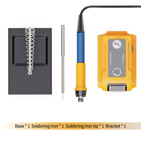 Hakea Cordless Soldering Station for Dewalt 20V Max Battery - Electric Digital LCD Display Soldering Iron Station Fast Heating Up Soldering Station for DIY, Appliance Repair (Battery Not Included) Hakea
