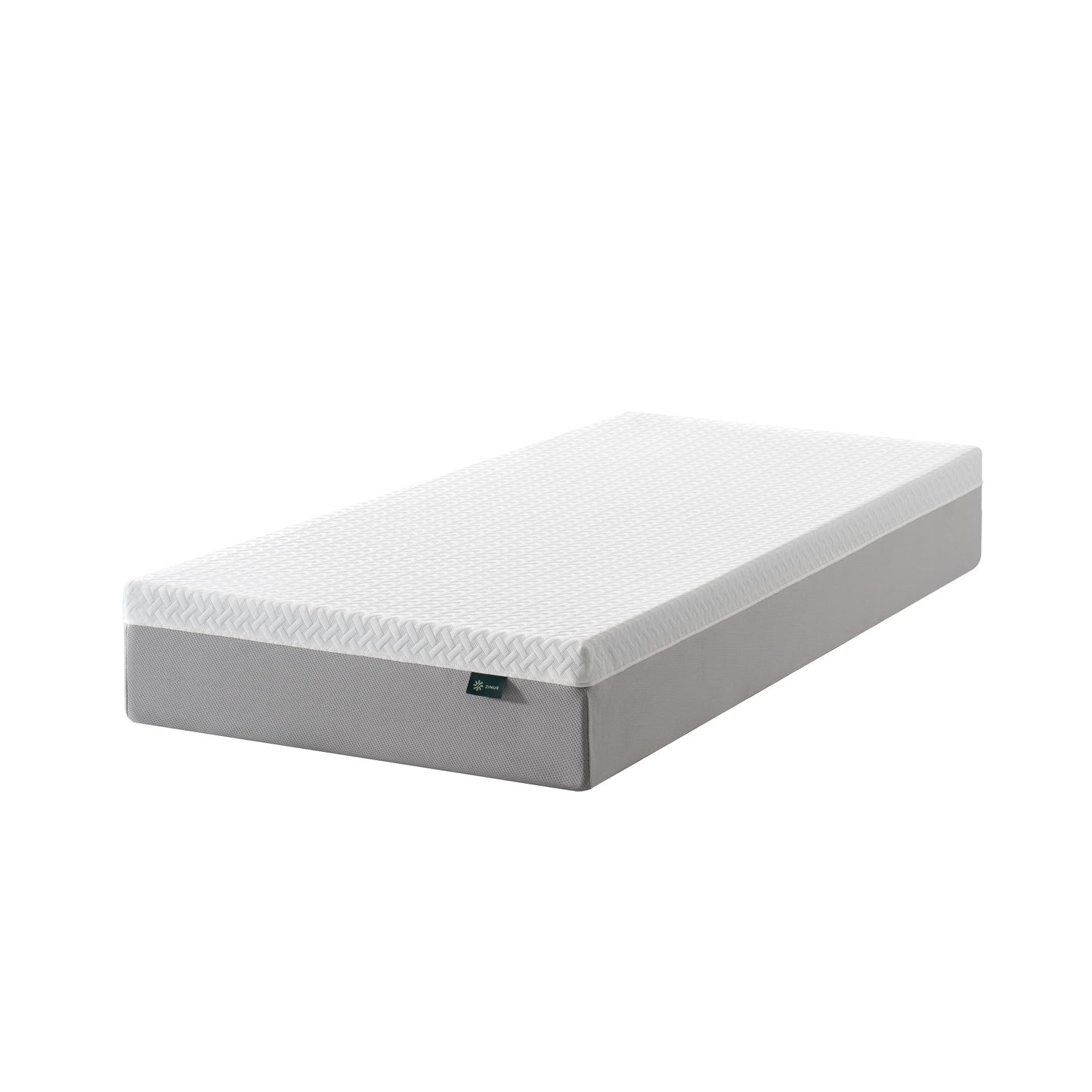 ZINUS 10 Inch Green Tea Essential Memory Foam Mattress [New Version], Twin, Fiberglass Free, Medium Feel, Breathable Airflow Memory Foam, Certified Safe Foams & Fabric, Mattress in A Box