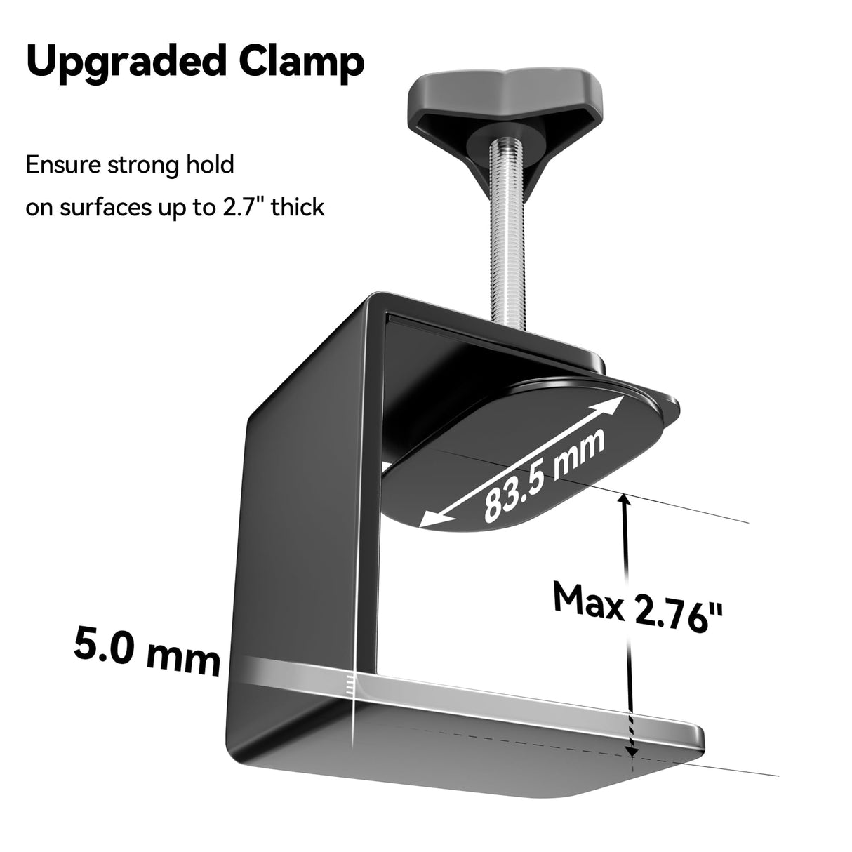 Foldable Dog Grooming Arm with Clamp: Adjustable Height 26"-40", Dog Grooming Table Arm with Hammock and No-Sit Holder, Grooming Restraint for Small Medium Dogs at Home or Salon Josmimic