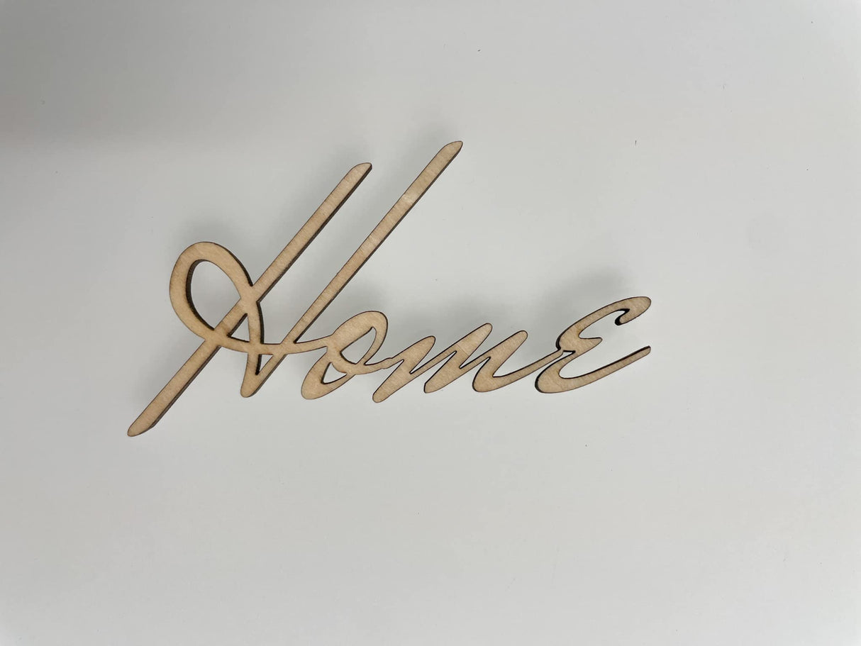 Custom Wood Word Sign - laser cut Generic