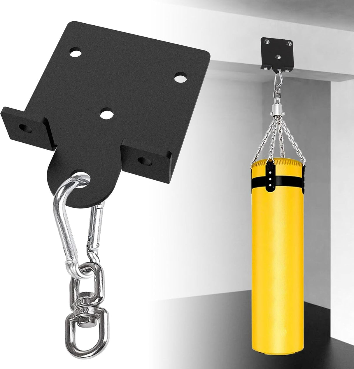 Heavy Punching Bag Hanger, 360° Rotation Heavy Bag Mount for Hanging Heavy Punching Bags,Boxing Training Heavy Bag Hanger Homydom