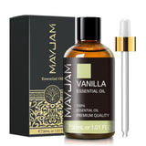 Vanilla Essential Oil 30ml/1.01fl.oz, MAYJAM Premium Vanilla Oils for Aromatherapy, Diffuser, Soap Making, Candle Making, Long Lasting Scents MAYJAM