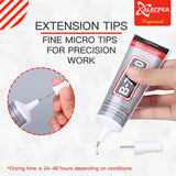 B-7000 Craft Glue for Jewelry Making - 15ml/0.5oz (2 Pack) - Multi-Function B-7000 Super Adhesive Glues Liquid Fusion Glue for Rhinestones Crafts, Clothes Shoes, Fabric, Jewelry Making, Cell Phones ALECPEA