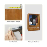 Favonuovy Pet Memorial Shadow Box Keepsake 9.25x13 Dog Memorial Gifts for Loss of Dog Death Sympathy and Remembrance Gift Large Pet Picture Frame Display Case with Deep Rainbow Bridge Drawer Favonuovy