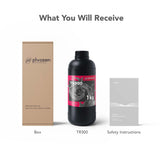 phrozen Ultra-High Temp 3D Printer Resin [TR300], Functional Resin HDT160 °C 405nm DLP LCD UV-Curing Photopolymer Resin for Prototyping, Ducting, Molding, High Precision Printing (1KG) phrozen