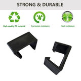 10 Pieces Outdoor Patio Furniture Clips Sectional Couch Sofa Funiture Clips Wicker Rattan Furniture Alignment Connector Wicker Chair Fastener Clips Connect The Sectional or Module Outdoor Couch Black Patio Novagarden
