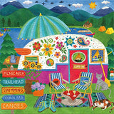 Ceaco - Happy Camper - Lake Camper - Oversized 300 Piece Jigsaw Puzzle Ceaco