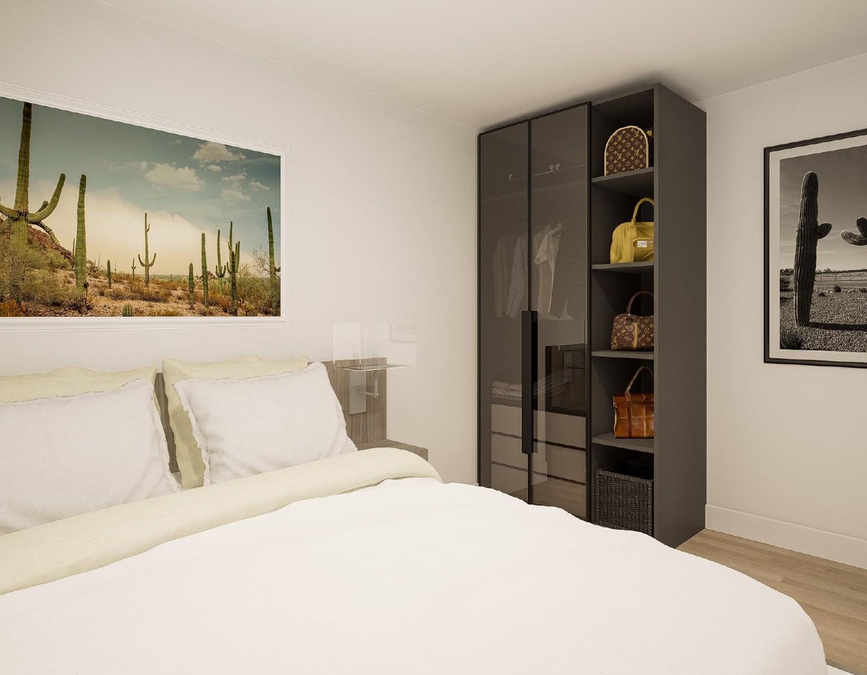 400sqft Tiny Home Plans with 2 Bedrooms, Living Room, Kitchen, Architectural Drawings and Utility Plans Generic