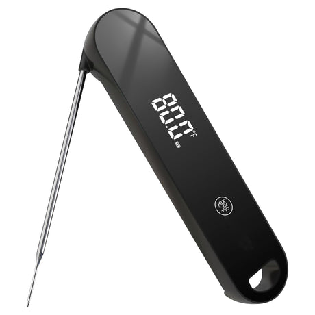 0.5 Second Instant Read Food Thermometer Professional Ultra Fast Meat Thermometer Digital Kitchen Thermometer for Cooking, Grill Thermometer, Waterproof IP67 BBQ Thermometer Famoos