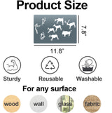 Stencils for Painting on Wood Cave Art Stencils for Crafts Reusable Egyptian Prehistoric Stone Age Templates for Wood Sign Rock Fabrics Paper Card Decor SUNVERSE