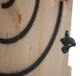 Wooden Axe Throwing Target with Bottle Opener BIGSHOT