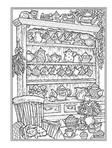 Creative Haven Afternoon Tea Coloring Book (Adult Coloring Books: Food & Drink) Dover Publications