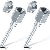 Grease Needle Nozzle, Needle Nose Grease Dispenser, Grease Gun Fittings and Gun Tips, Narrow Needle Greaser Adapter with 1/8 Inch NPT Threads (1 Pack) Gulfmew