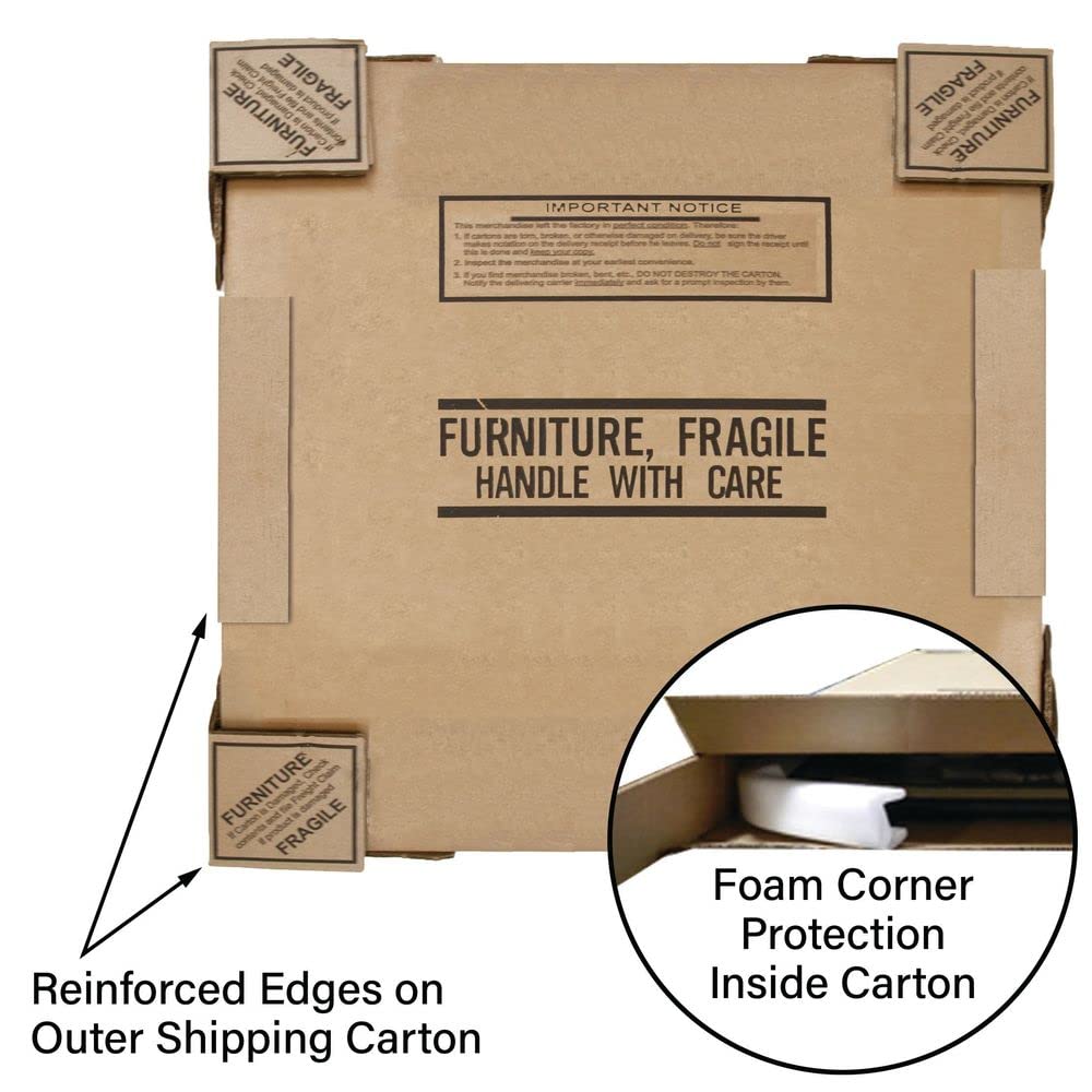 Correll 30" Round, Cocktail Bistro 42" High Table, Standing or Stool Pub Height, Black Granite High Pressure Laminate, Cast Iron Base, Top Made in The USA, Leveling Glides CORRELL, INC.