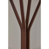 Adesso Toby Coat Rack, Walnut Adesso