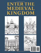 Knights & Kingdoms Adult Coloring Book: Medieval Themed Coloring Book With Detailed Illustrations For Adults To Relax & Explore Majosta