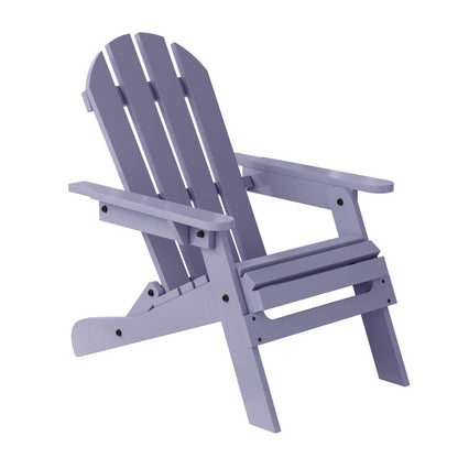 HOLTICO Kids Adirondack Chair, Accent Toddler Adirondack Chair, Folding Adirondack Chair, Outdoor Wooden Kids Fire Pit Lounge Chairs for Yard, Garden, Patio