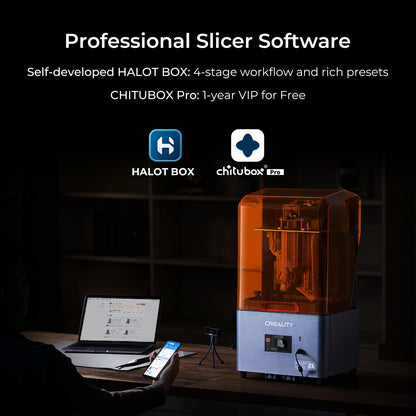 Creality 8K Resin 3D Printer HALOT-MAGE PRO, with 10.3" LCD Screen, 170mm/h High-Speed Printing and High-Precision Integral Light, Large Printing Size 8.97x5.03x9.05in - WoodArtSupply