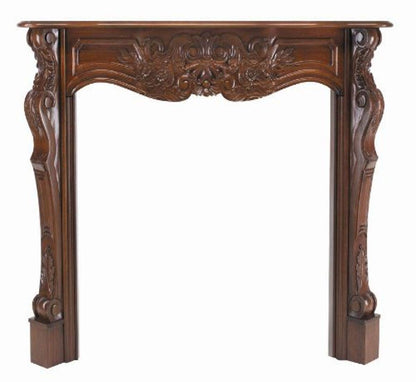 Pearl Mantels 134-48-30 Deauville Fireplace Mantel, 48-Inch, Fruitwood