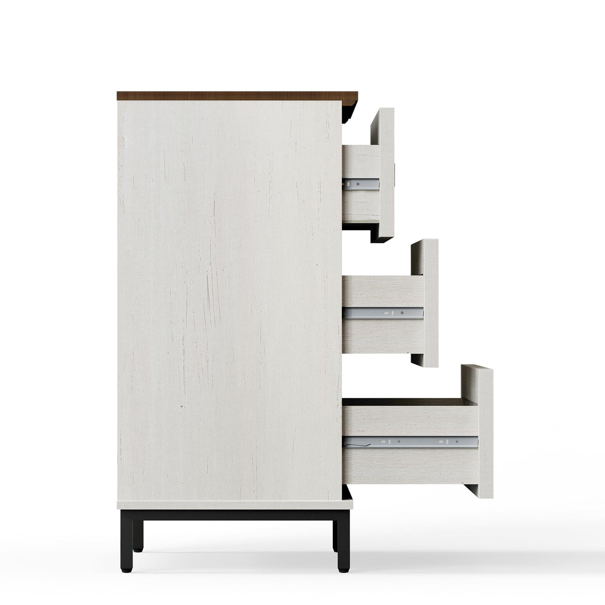 FENSULN White Dresser for Bedroom with 9 Drawers, 3 in 1 Wooden Chest of Drawers with Organizer Storage for Bed Room,Livingroom Hallway FENSULN