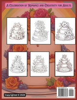 Elegant Wedding Cakes - Adult Coloring Book: A Celebration of Romance and Creativity for Adults WoodArtSupply