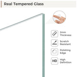 Heimlove 8x10 Picture Frames Natural Walnut,Original Wood Hand Make Crafted Photo Frame with Mat to 5x7 Graduation Picture Display,Family Picture,Wedding Picture Tabletop & Wall Decoration Heimlove