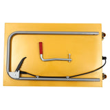 330lbs Hydraulic Scissor Lift Table Cart, Double Scissor Hydraulic Lift Table Cart Non Slip Pad Cart w/4 Wheels Simple Operation Elevating Cart (330, Pounds) TBVECHI