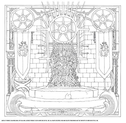 HBO's Game of Thrones Coloring Book: (Game of Thrones Accessories, Game of Thrones Party Gifts, GOT Gifts for Women and Men) (Game of Thrones x Chronicle Books)