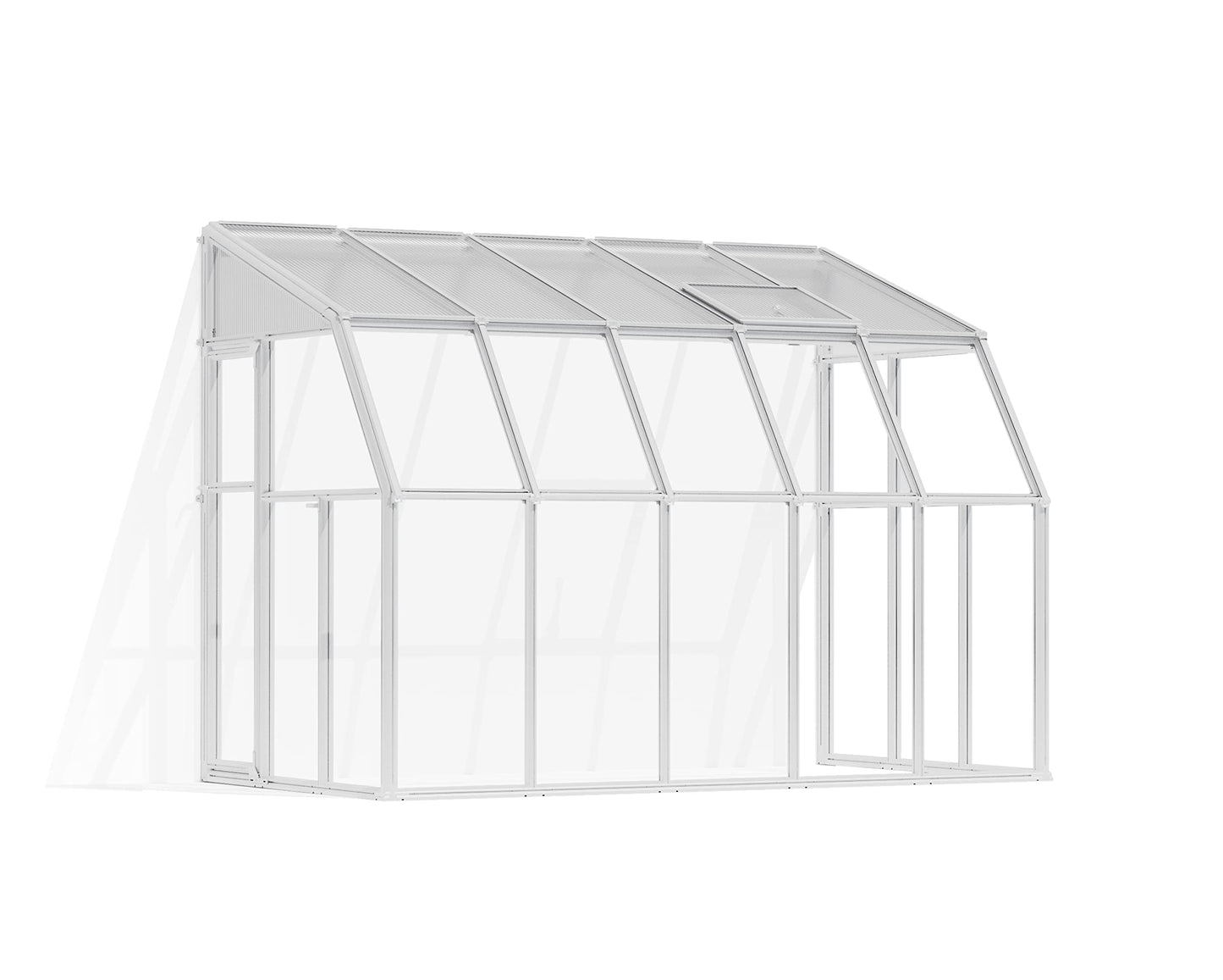 Rion HG7510 Canopia Sun Room, 6' x 10', White - WoodArtSupply