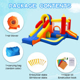 Umbalir Bounce House, Inflatable Bounce House for Kids 3-10, Kids Bounce House with Long Slide, Ball Pit/Pool, Obstacles, Tunnel, Climbing Wall, Bouncy House Indoor & Outdoor Toddler Bouncy Fun Umbalir