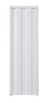 Acme Cargo Wardrobe Metal Armoire with 1 Door in White Acme