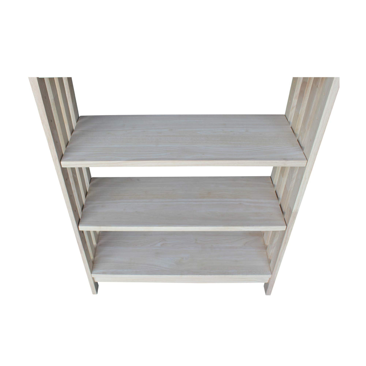 International Concepts 4 Tier Mission Shelf Unit, Unfinished IC International Concepts
