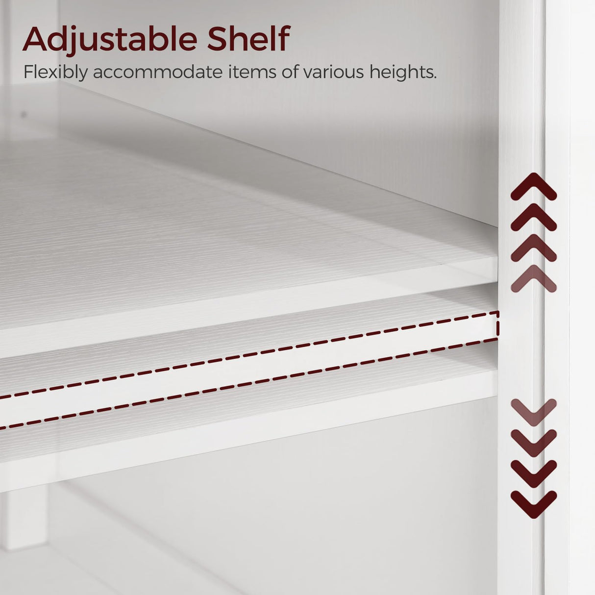 MAHANCRIS Farmhouse Nightstand with Charging Station, 24" Large End Table with Barn Door and Adjustable Storage Shelf, Square White Nightstand, Rustic Bedside Table for Bedroom, Living Room MAHANCRIS