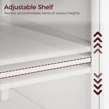 MAHANCRIS Farmhouse Nightstand with Charging Station, 24" Large End Table with Barn Door and Adjustable Storage Shelf, Square White Nightstand, Rustic Bedside Table for Bedroom, Living Room MAHANCRIS